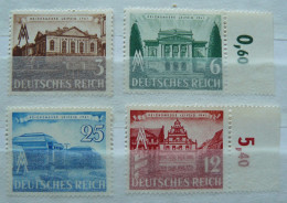 Allemagne - III Reich - Mi. 764/767 - Yv. 688/691 Neufs ** (MNH) - Neufs