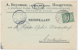 Firma Briefkaart Hoogeveen 1910 - Koloniale Waren - Tabak Etc. - Unclassified