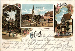 Gruss Aus Erfurt - Litho - Erfurt