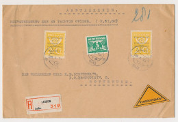 Em. Duif Aangetekend / Remboursement Leiden - Rotterdam 1943 - Unclassified