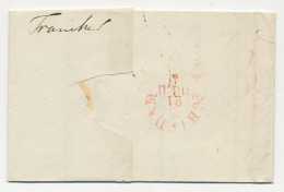 Distributiekantoor Franeker - Leeuwarden - Schiedam 1832 - ...-1852 Prephilately