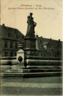 Annaberg - Barbara Uttmann Denkmal - Annaberg-Buchholz