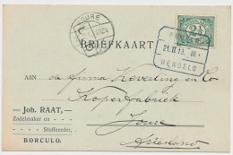 Treinblokstempel : Ruurlo - Hengelo III 1937 ( Borculo ) - Non Classificati