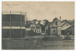 Prentbriefkaart Brielle - Gasfabriek 1914 - Dienst Militair - Autres & Non Classés