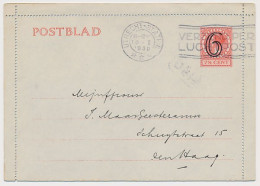 Postblad G. 17 X Utrecht - S Gravenhage 1930 - Entiers Postaux