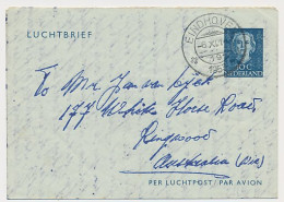 Luchtpostblad G. 6 Eindhoven - Ringwood Australie 1953 - Postal Stationery