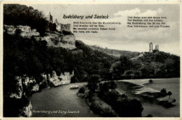 Saaleck/Sachsen-Anhalt - Rudelsburg Und Burg Saaleck - Other & Unclassified