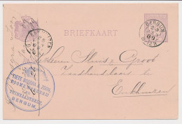 Briefkaart Bergum 1889 - Boomkweekerij - Zaadteelt - Non Classés