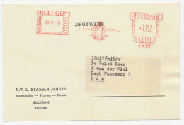 Firma Briefkaart Hillegom 1954 - Bloembollen - Unclassified