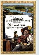 Urkunde - Stadt Rüdesheim - Ruedesheim A. Rh.