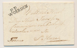 P.P. WOERDEN - S Gravenhage 1814 - ...-1852 Prephilately