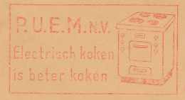 Meter Cover Netherlands 1965 Electric Stove - Utrecht - Ohne Zuordnung