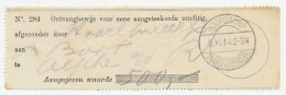 Hoofddorp 1914 - Ontvangbewijs Aangetekende Zending - Non Classificati