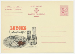 Publibel - Postal Stationery Belgium 1959 Pickles - Onions - Luycks - Landbouw