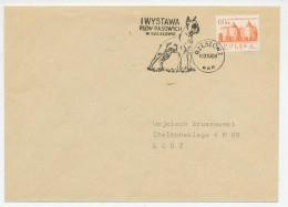 Cover / Postmark Poland 1966 Dog - Other & Unclassified