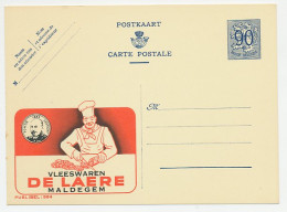 Publibel - Postal Stationery Belgium 1951 Butcher - Meats - Otros & Sin Clasificación