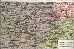 Besancon Belfort Dijon - Map - Autres & Non Classés