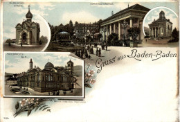 Gruss Aus Baden-Baden - Litho - Baden-Baden