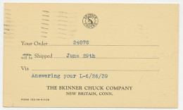 Postal Stationery USA 1939 Crocodile - Alligator - Autres & Non Classés