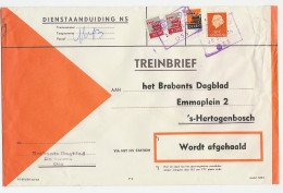 Treinbrief Oss - S Hertogenbosch 1966 - Ohne Zuordnung