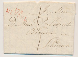 Heerenveen - Meppel - Schiedam 1817 - 123 MEPPEL - ...-1852 Prephilately