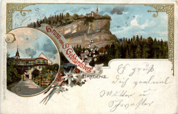 Gruss Aus St. Gebhardsberg Bei Bregenz - Litho - Bregenz