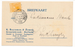 Firma Briefkaart Grootebroek 1925 - Groenten- Aardappelhandel - Non Classés