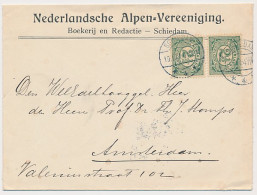 Envelop Schiedam 1914 - Nederlandsche Alpen Vereeniging - Ohne Zuordnung