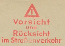 Meter Cover Germany 1955 Traffic Safety - Autres & Non Classés