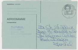 Luchtpostblad G. 27 B Wageningen - Israel 1987 - Interi Postali