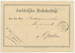 Naamstempel Borger 1881 - Storia Postale