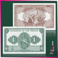 Stebbins & Gabris 1 Silver Shilling Kingdom Of The Francs France Paper Private - Fiktive & Specimen