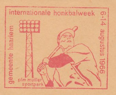 Meter Cover Netherlands 1966 International Baseball Week Haarlem 1966 - Otros & Sin Clasificación