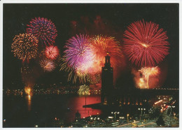 Postal Stationery Sweden Firework - Kerstmis