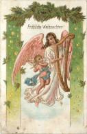 Weihnachten - Engel - Prägekarte - Angels