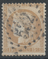 Lot N°83435   Variété/n°55, Oblitéré GC 532 BORDEAUX(32), Indice 1, Fond Ligné Vertical, Piquage - 1871-1875 Cérès