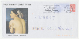 Postal Stationery / PAP France 2000 Ingres - The Bather - Autres & Non Classés