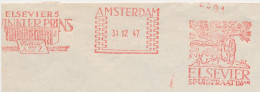 Meter Cover Netherlands 1947 Books - Encyclopedia - Winkler Prins - Elsevier  - Unclassified
