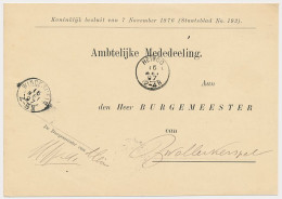 Kleinrondstempel Heinoo - Windesheim - Zwollerkerspel 1897 - Unclassified