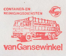 Meter Cover Netherlands 1985 Garbage Truck - Maarheze - Protección Del Medio Ambiente Y Del Clima