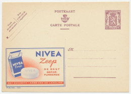 Publibel - Postal Stationery Belgium 1948 Soap - Nivea - Sonstige & Ohne Zuordnung