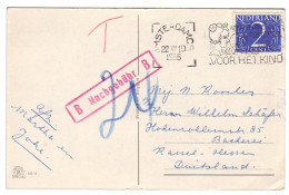 Em. Cijfer Amsterdam - Duitsland 1955 - Port / Nachgebuhr - Unclassified