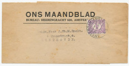 Em. Vurtheim Drukwerk Wikkel Amsterdam - Eindhoven 1921 - Unclassified