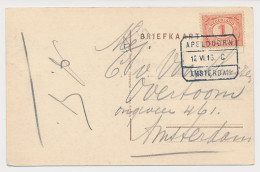 Treinblokstempel : Apeldoorn - Amsterdam C 1916 - Ohne Zuordnung