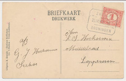 Treinblokstempel : Zwolle - Groningen VI 1919 - Non Classés