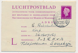 Luchtpostblad G. 2 A Amsterdam - Soerabaja Ned. Indie 1949 - Entiers Postaux