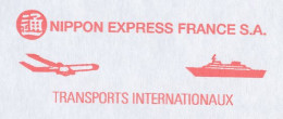 Meter Cover France 2003 Airplane - Ship - Nippon Express - Andere & Zonder Classificatie