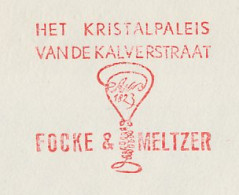 Meter Cover Netherlands 1962 Glass - Crystal Palace - Amsterdam - Vetri & Vetrate