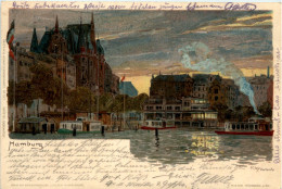 Hamburg - Litho - Künstlerkarte Kley - Altri & Non Classificati