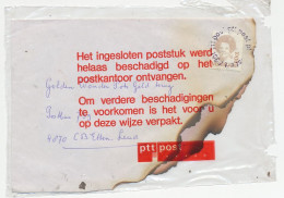Beschadigd Door Brand Den Haag 1992 - Inclusief Verklaring PTT - Ohne Zuordnung